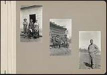 [Photograph album of people and houses in an unidentified First Nations community, likely Haudenosaunee or Anishinaabe, page 7] [between 1910-1921]