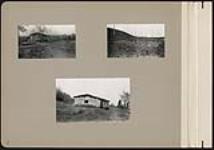 [Photograph album of people and houses in an unidentified First Nations community, likely Haudenosaunee or Anishinaabe, page 8] [between 1910-1921]