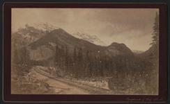 Summit of Selkirks with glacier in the distance [ca. 1885]