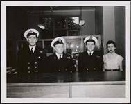 Recruiting Office, HMCS Donnacona. Staff Group Photo 28 September 1953