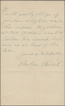 Correspondence W.S. Walker 1923