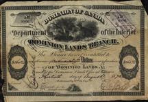 WINTERS, Helen A. (child of Wesley J. Winters) - Scrip number 9996 - Amount 160.00$ 1878/08/30