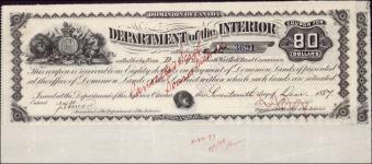 PELLETIER, Marie Rose - Scrip number 3691 - Amount 240.00$ - Certificate number 92 D 1887/12/17