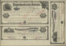 GRAY, Joseph (Son of Michael Gray) - Scrip number 4219 - Amount 240.00$ - Certificate number NWT 1895/01/25