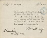 DESJARLAIS, Daniel - Scrip number 2706 - Amount 240.00$ 25 September 1886