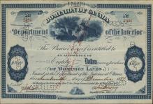 FERGUSON, Marie Leonore - Scrip number 2456 - Amount 80.00$ - Certificate number MS 1887/12/17