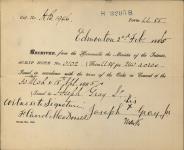 GRAY, Joseph Jr. - Scrip number 0102 2 June 1886