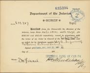 DUBRAY, Catherine Rubina - Scrip number A 4678 and A 13041 - Amount 240.00$ 31 May 1901