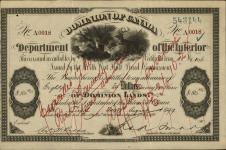FERGUSON, Saint-Pierre - Scrip number A 0018 - Amount 80.00$ - Certificate number No. 107 1899/06/28-1899/08/12