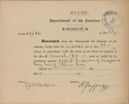 GREY, Magloire (Heir of Vitaline Grey) - Scrip number A 25153 - Amount 30.00$ 31 December 1900