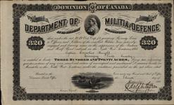 Grantee - Knight, Cornelius - Captain - Winnipeg Troop Cavalry 11 December 1885