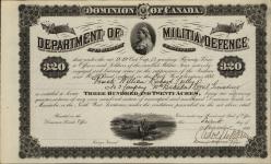 Grantee - Culley, William Richard - Private - No. 3 Company 10th Battalion Royal Grenadiers 7 November 1885