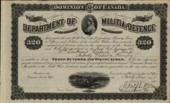 Grantee - Hunter, Richard H. - 2nd Lieutenant - Infantry Battalion Winnipeg 23 November 1885