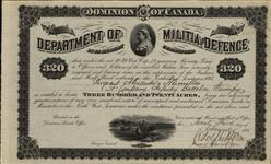 Grantee - Hamilton, Alexander - Sergeant - "A" Company Infantry Battalion Winnipeg 23 November 1885