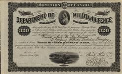 Grantee - McDonald, Neil R. - Private - "E" Company Infantry Battalion Winnipeg 23 November 1885