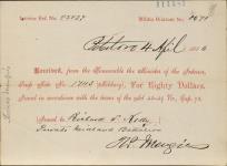 Receipt - Kelly, Richard S. - Private - Midland Battalion - Scrip number 1743 [between 1885-1913]