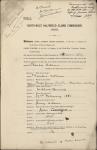 Adams, Charles; address: Sweet Grass County; claim no. 1202; born: 22 February, 1881 at Willow Bunch; father: Jerry Adams (Métis) mother: Julie Larocque (Métis); scrip cert.: form C, no. 772 = Adams, Charles; résidence: Sweet Grass County; no de réclamation 1202; né: le 22 février 1881 à Willow Bunch; père: Jerry Adams (Métis) mère: Julie Larocque (Métisse); certificat: formulaire C, no 772 1885-1906