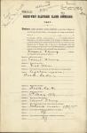 Fleury, Edward; address: Fort Ellice; claim no. 1087; born: 8 May, 1883 at Duck Lake; father: Edward Fleury (Métis); mother: Mélanie Morin (Métis); scrip cert.: form E, no. 3205 = Fleury, Edward; résidence: Fort Ellice; no de réclamation 1087; né: le 8 mai, 1883 au lac aux Canards; père: Edward Fleury (Métis); mère: Mélanie Morin (Métisse); certificat: formulaire E, no 3205 1885-1906