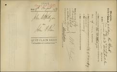 McKilligan, John Black of Winnipeg, Bookeeper to Bain, John Farquhar of Winnipeg, Barrister-at-law 9 August 1879-9 April 1880