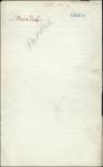 Page, Marie; address: Batoche; born: 1835 at Red Deer; father: Joseph Page (French Canadian); mother: Agathe Letendre (Métis); married: 1853 at Pembina to Abraham Montour Sr; children living: 9; children deceased: 2; scrip for $160.00; claim no. 1150 1885-1906