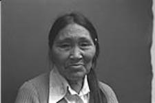 [Studio Portrait of Kingmeata Etidlooie, West Baffin Cooperative] November 1980