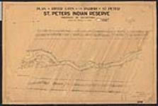 1848 CLSR MB. Plan of River Lots in the Parish of St. Peter, St. Peters Indian Reserve, Province of Manitoba. [cartographic material] 1911