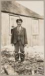 [Julian Lane in fur hat and kamek (sealskin boots)] [between 1921-1922]