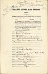 Ledoux, John; address: St. Francois Xavier; claim no. 889; born: 19 Jan., 1876 at Duck Lake; father: Isaac Ledoux (Métis); mother: Marie Langer (Métis); scrip cert.: form E, no. 3098 1885-1906