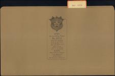 D.R. CAMERON, OTTAWA, REQUISITIONS FOR SURVEY OF INTERNATIONAL BOUNDARY LINE 1872