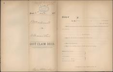 Macdonell, John Miles of Winnipeg, Barrister-at-law to Macarthur, Duncan of Winnipeg, Banker 30 December 1876-21 February 1877