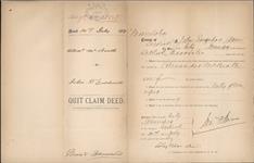 McBeath, Alexander of Parish of St. Paul, Farmer to Caldwell, John Fraser of Winnipeg, Merchant 20 July-2 August 1877