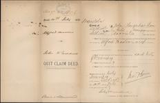 Masters, Alfred of Parish of St. Paul, Gentleman to Caldwell, John Fraser of Winnipeg, Merchant 20 July-2 August 1877