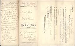 Klind, Joseph of Emerson, Manitoba, Farmer to Almon, Cotton Mather or Emerson, Merchant 24 April-17 October 1877