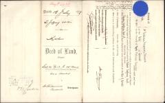 Jaffray, Sarah and Jaffray, Robert of Toronto to Mather, James A of New Lowell, Ont. Merchant 12 July-12 November 1878