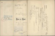 Ross, Arthur Wellington of Winnipeg, Manitoba, Barrister-at-Law to Melsheimer, Rudolph Eyre of Harcourts Buildings Temple, Barrister-at-Law and Rae, John of No. 4 Addison Gardens, Doctor of Medicine, London, England 17 April-16 September 1882