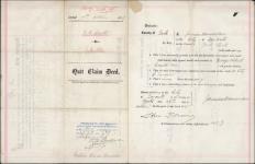 Smith, George Albert of Trenton, Ontario, Merchant to Lee, John Nickels of Parkdale, Ontario, Gentleman 13 October 1885-2 August 1886