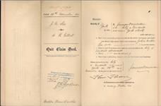 Lee, John Nickels of Parkdale, Ontario, Gentleman to Gilbert, Abel H. of Toronto, Ontario, Insurance Manager 16 October-26 November 1886