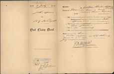 Spiers, John of Township 10, Range 25, WPM, Farmer to McDougall, Adam Gerrond of Virden, Manitoba, Loan Agent 2 July-18 October 1886