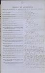 Questionnaire - Robert Syme, settled in North Sherbrook in 1821 1853