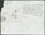 Lettre d'A[ntoine] Jay à [Joseph] Nancrède : sa nomination à l'Académie française 24 mars 1832