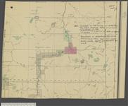 [Area in vicinity of McMurray, Alberta showing township plans and possible site for Indian Reserve]. / Griffin 1915