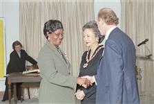 [Dr. Joyce L. Ross receiving the Order of Canada] 22 February 2002.