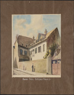 Marshal Foch's Birthplace, Rue Saint L'sors at Tarbes March 1917