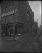 James Tracey and W.H. Roger's Stores, Rideau Street corner of Little Sussex Street, Ottawa, Ont Jan., 1910