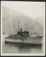 [Boat launch at Bella Coola (Nuxalk Nation)] ca. 1942