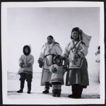 [Unidentified Inuit women and children] July 1956