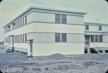 [View of Fort McPherson Day School under construction] [between 1950 and 1960]