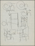 Early CN logo sketches by James Valkus - part 1 [graphic: art] ca. 1959.