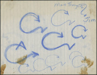 Sketches by James Valkus sent to Alan Fleming - "More thoughts?" ca. 1959.