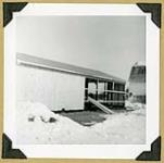 Old Clark Dairy Farm. Black Rapids, Prescott Hyw, Route 16 [Barn exterior] January 23, 1961